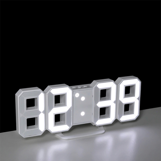 벽걸이 LED 시계 무소음 디지털 전자 시계 LLC-P03D